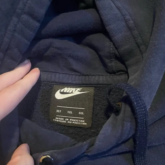 Nike Men's navey Hoodie XL - Picture 3 of 5